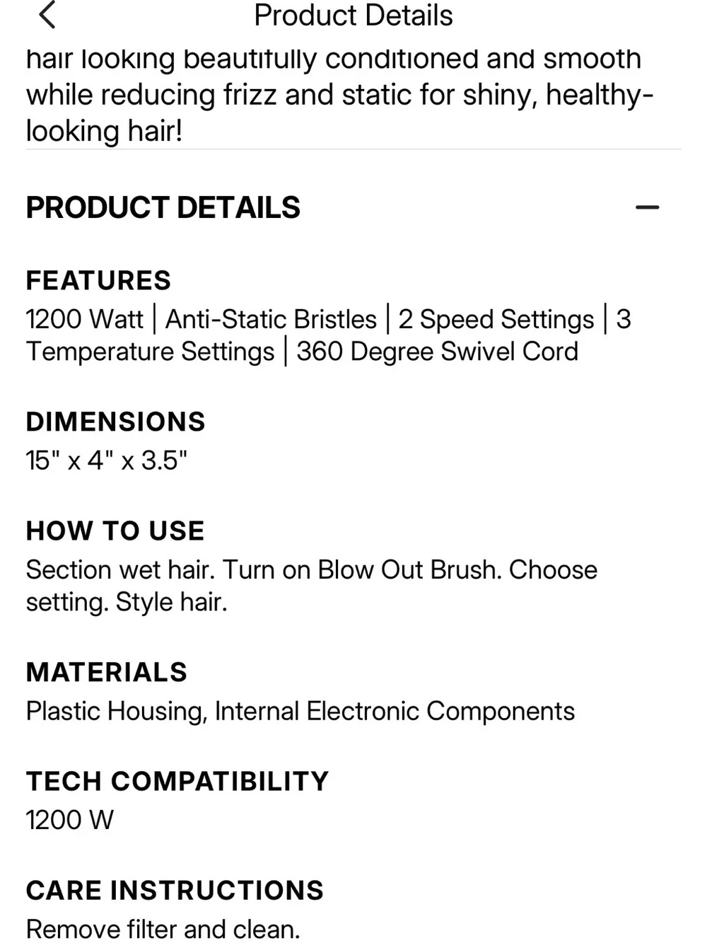 Bellezza Volumizing Blowout Brush - White & Rose Gold